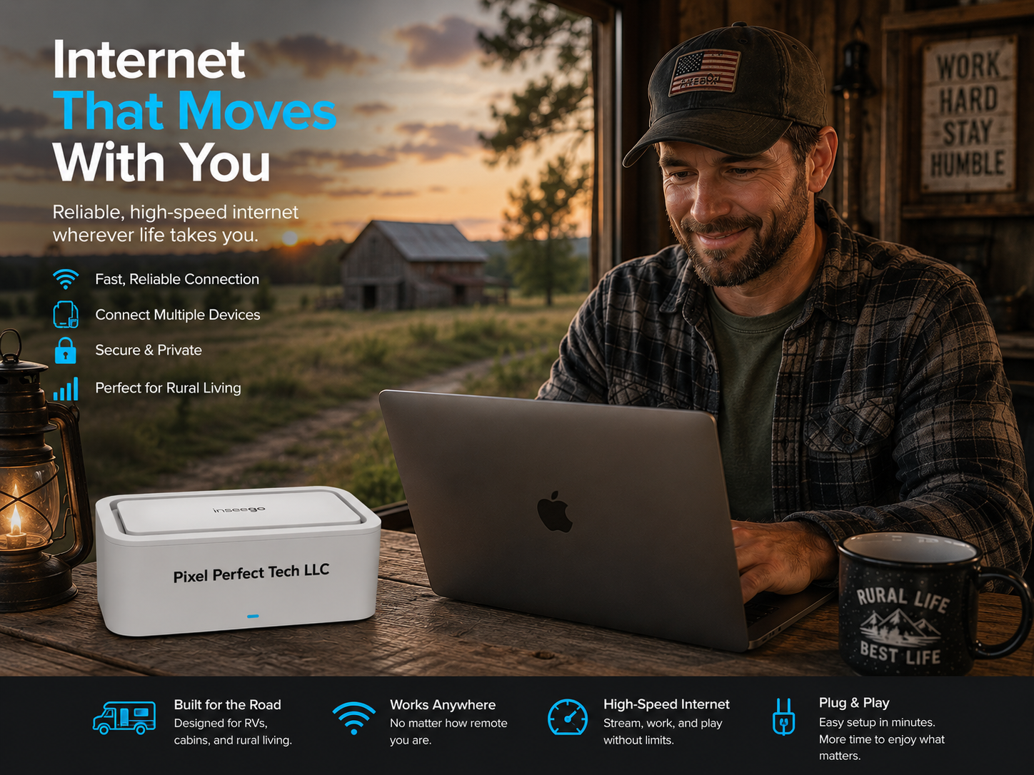 Internet That Moves With You - Pixel Perfect Tech