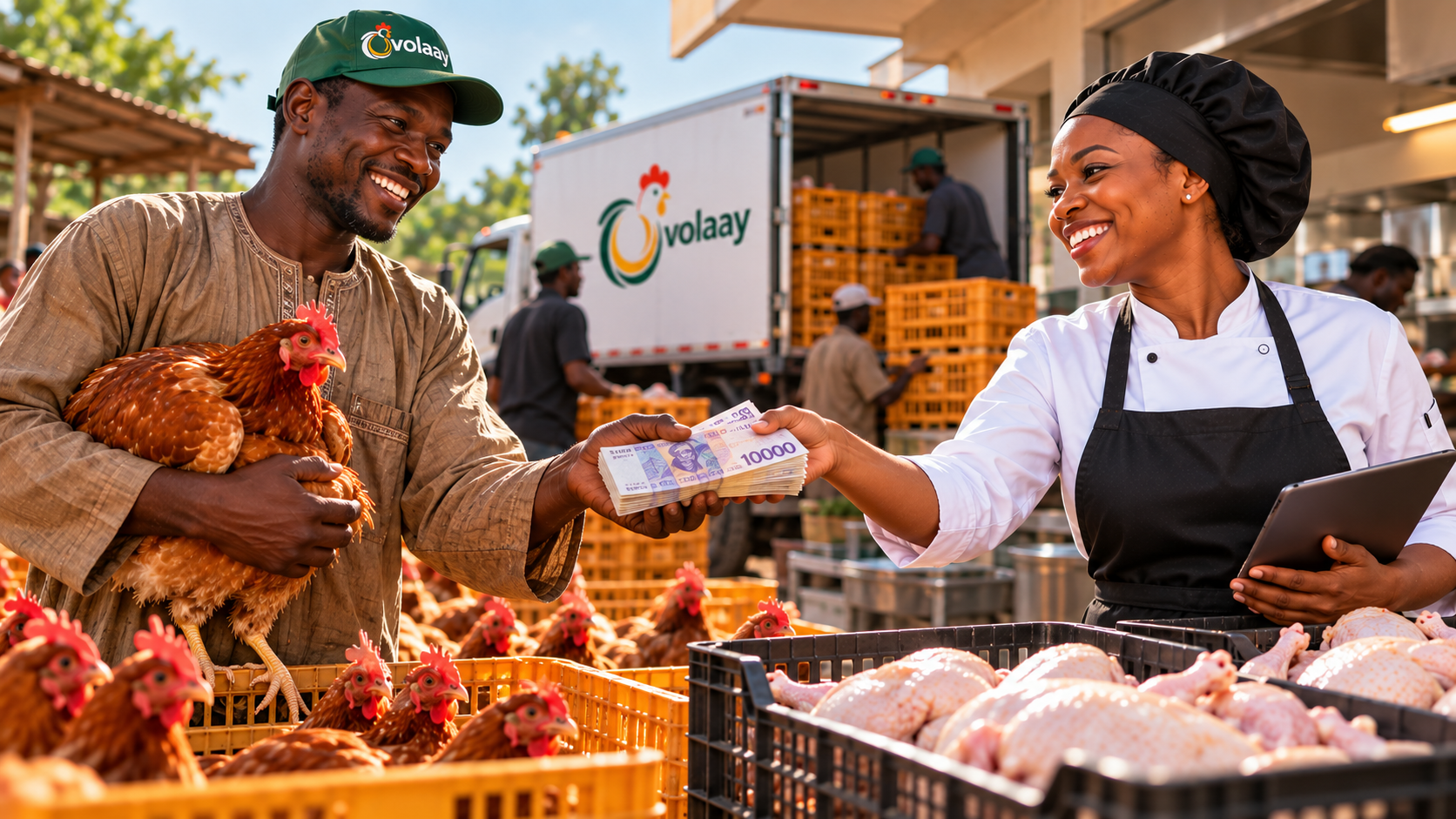 Marché avicole africain