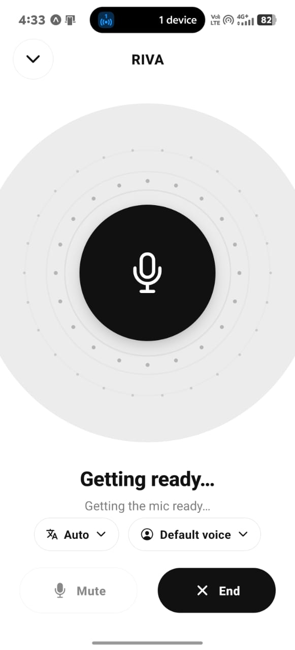 RIVA real Orlis AI app screenshot