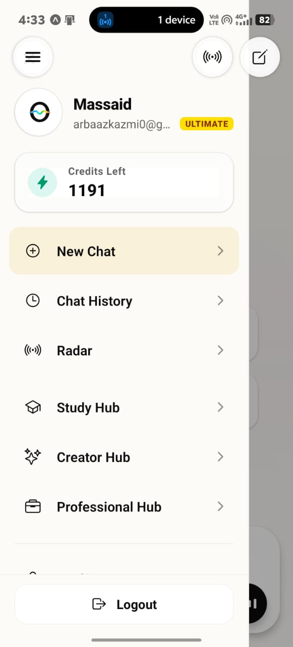 ORLIS navigation real Orlis AI app screenshot