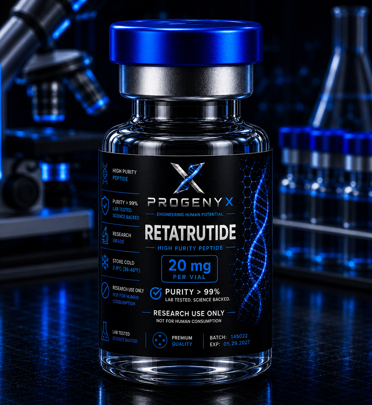 Retatrutide research vial