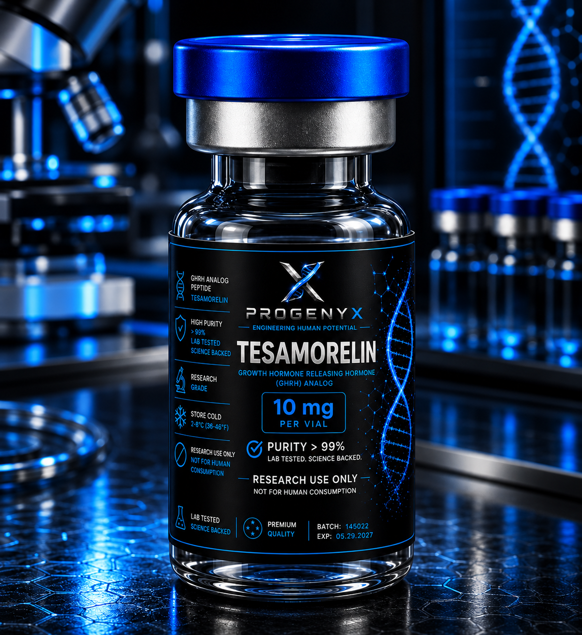 Tesamorelin research vial