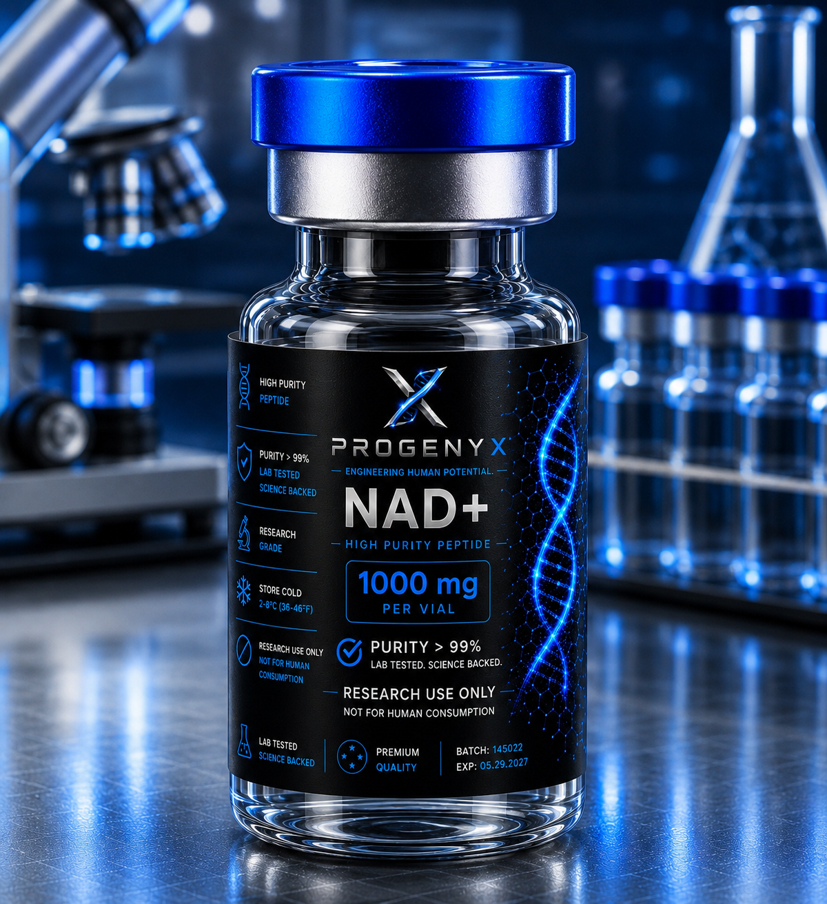 NAD+ research vial