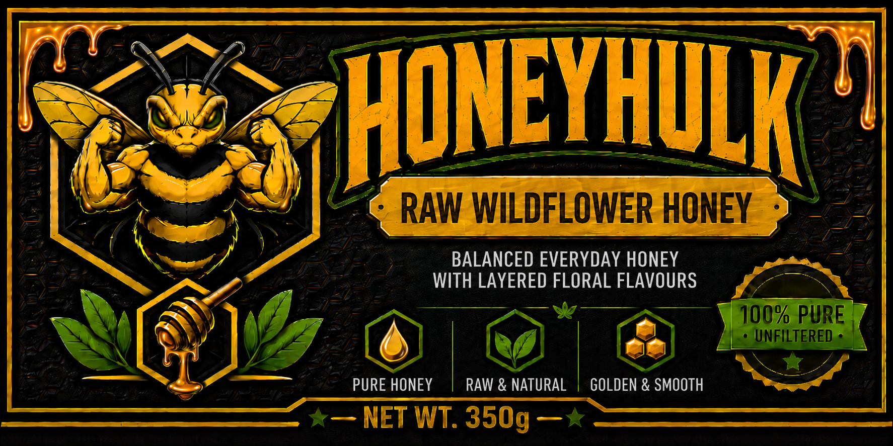 Raw Wildflower Honey