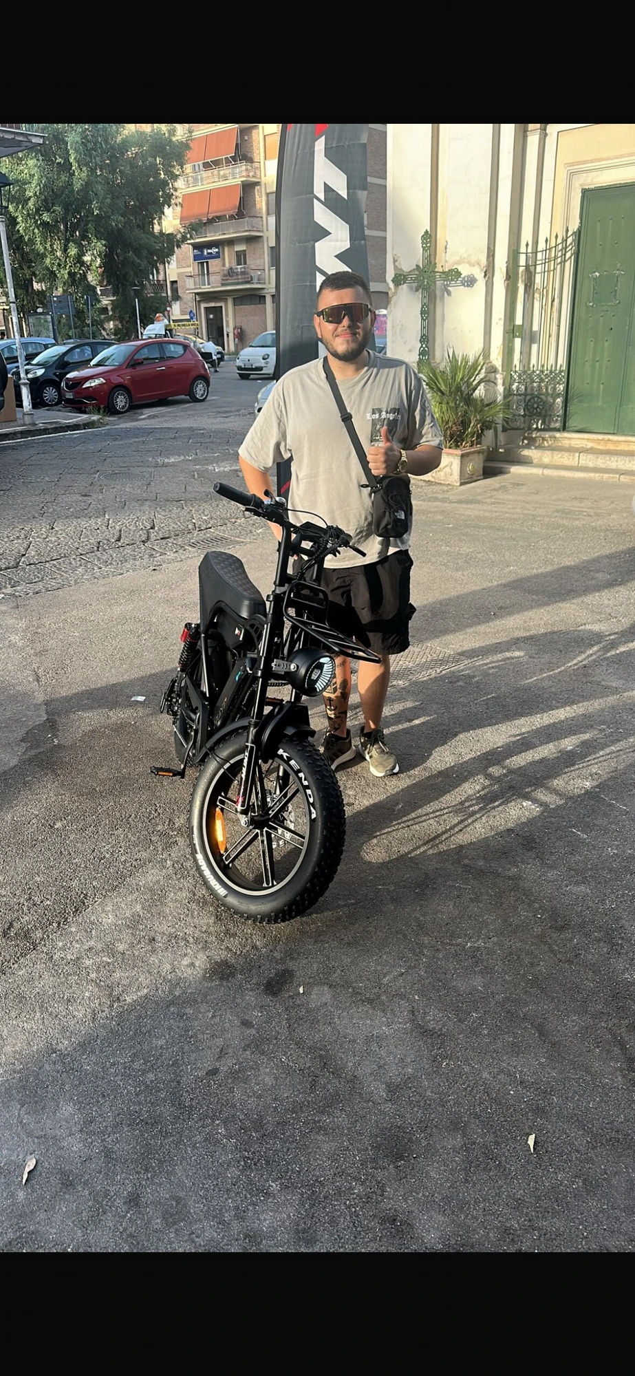 Cliente Hunt Bikes con la sua e-bike