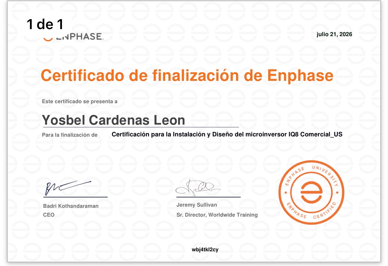 Enphase IQ8 Commercial Microinverter Installation & Design