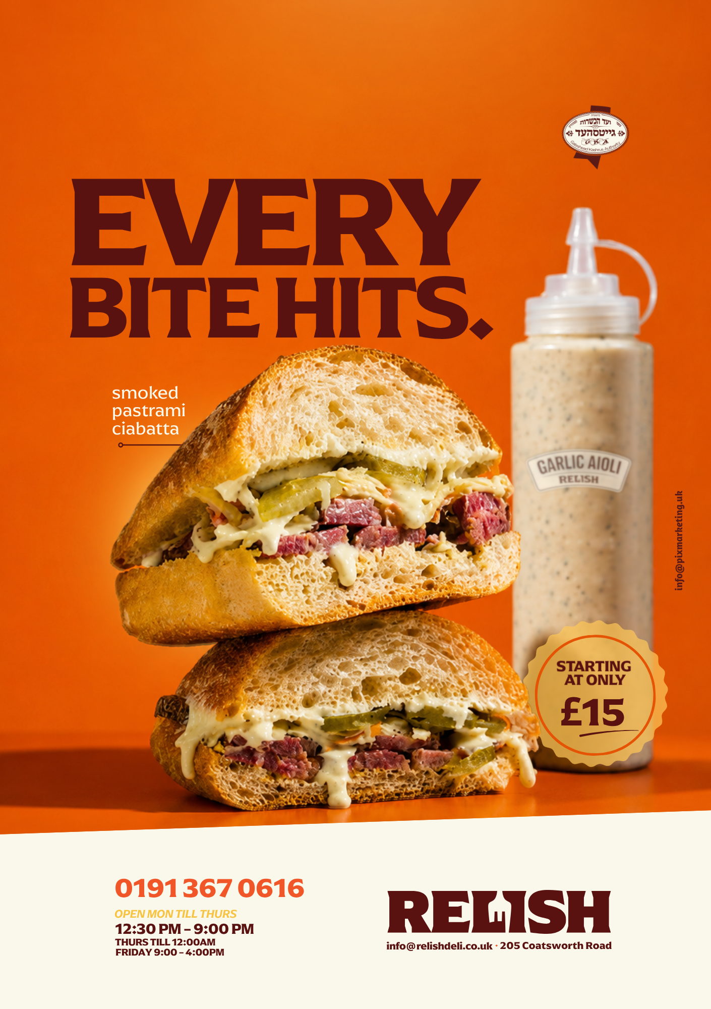 Relish single ad