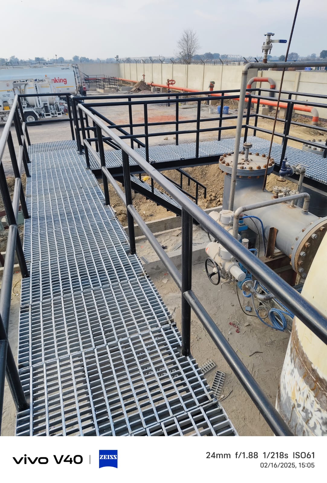 IndianOil Terminal — Grating Walkways