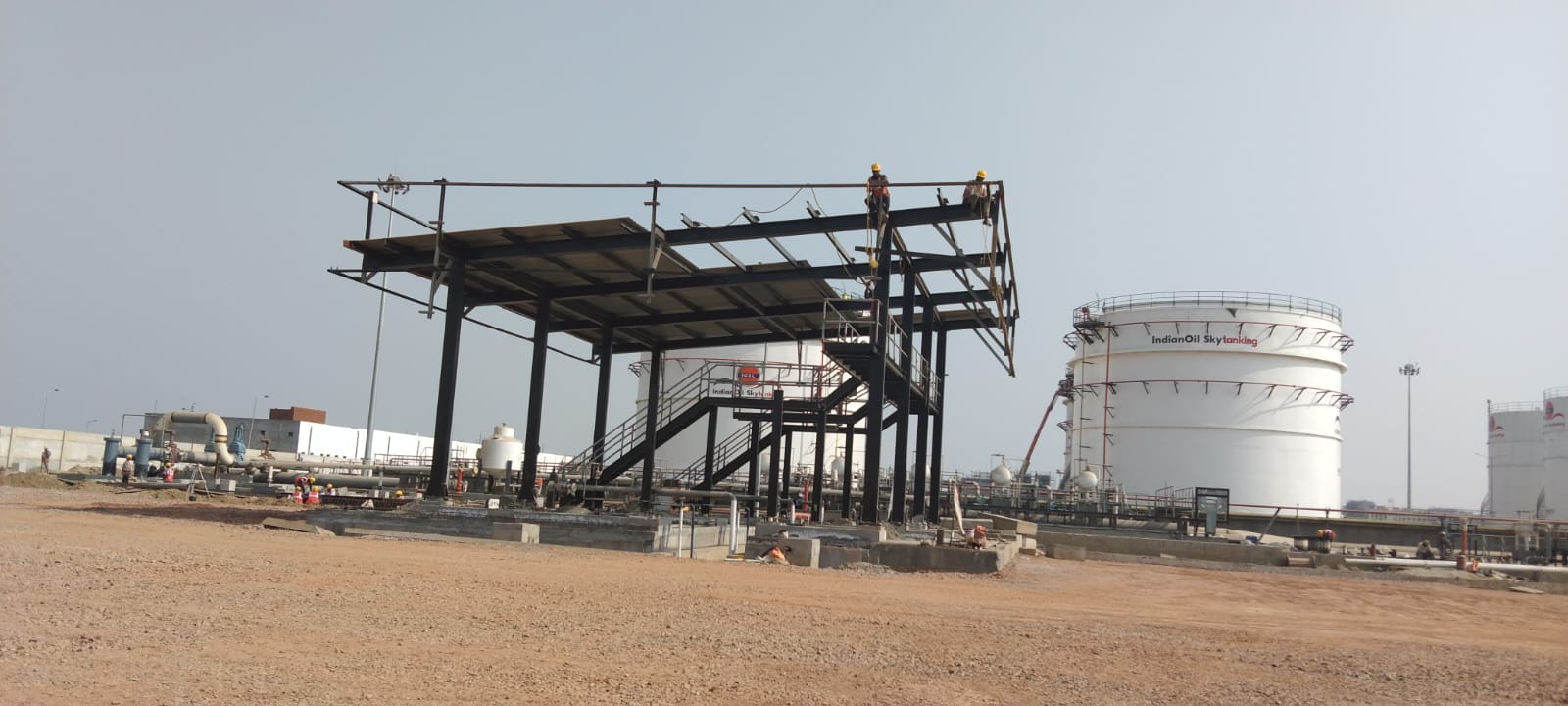 IndianOil Skytanking — PEB Structure